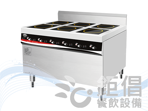 IHH-PL60/商用電磁爐-平面-落地型-六口/商用立式六平爐/立式六平電磁爐/六口IH爐/六口電磁爐/六口西餐爐/廚霸王/尚朋堂/興龍牌/HIPL-H35P4/HIPL-H35P6