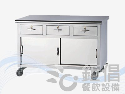 NYC182 廚身型工作台/加抽屜加門加輪/吧檯/水吧台/櫥身型工作檯/三面封