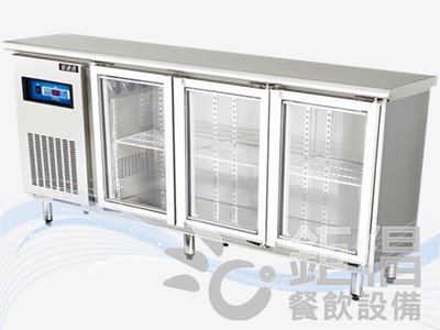 WGR-6/工作台展示冰箱-6尺-全藏,全凍,半凍藏/6尺臥式展示冰箱/6尺風冷工作台冰箱/6尺風冷全藏工作台冰箱/6尺風冷全凍工作台冰箱/6尺風冷半凍藏工作台冰箱/三門展示冰箱/玻璃式餐飲工作台
